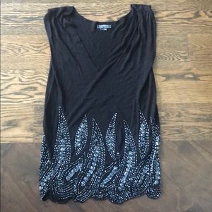 Gryphon New York beaded tank top
